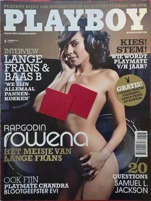 Playboy NL January 2007, Rowena Baierl, Chandra Merx, Playmate Year 2006