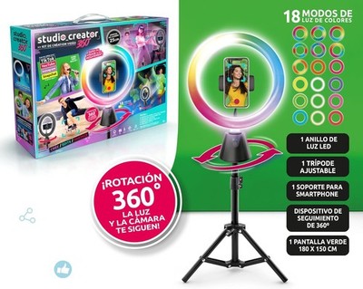 Studio Creator 10'' Ringlicht Stativ Set mit Motion Tracking für TikTok & Selfies
