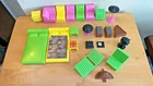 Vintage Kenner Glamour Gals Furniture Lot Party Place Stands , Sofa, Grill..