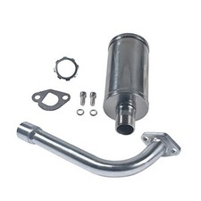 Exhaust With Muffler For: Predator 196cc,212cc, GX160, GX200