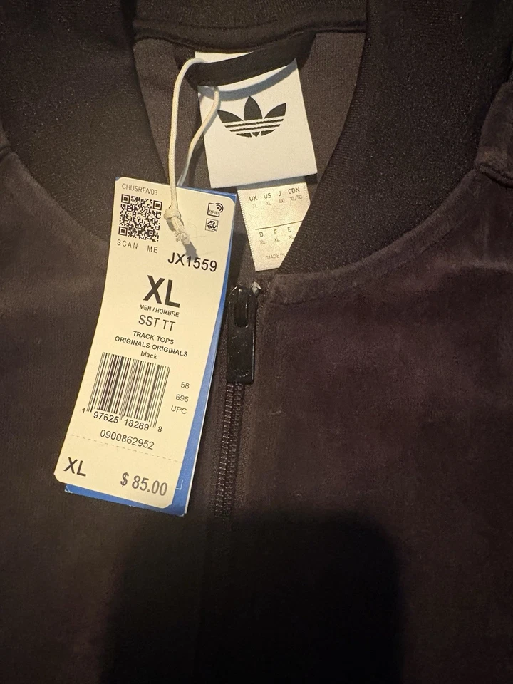 Chaqueta de chándal Adidas XL negra 2025 Foto 2 de 4