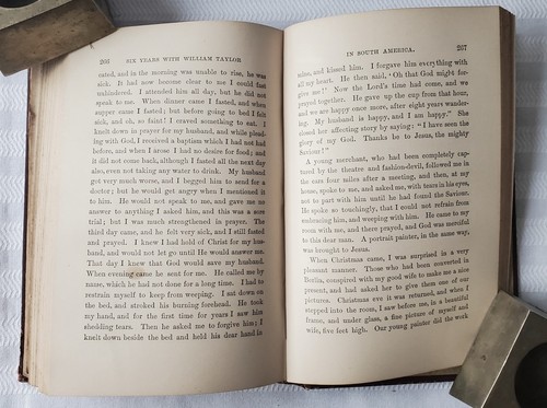 1885 Travel Book Six Years w/ Bishop Taylor in South America - Patagonia Chile - Picture 5 of 8