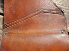 Antique US Cavalry Leather Saddle Bag WWII Horse Western — photo 4