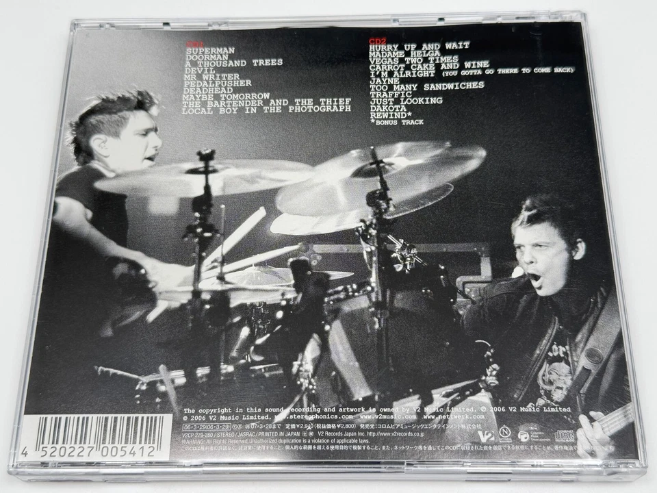 [2CD] Stereophonics Live From Dakota Importation du Japon Promo - Photo 2/4