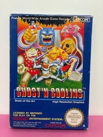 Ghost N' Goblins - Nintendo NES - UKV - PAL A - Boxed with Manual - Ghosts CIB