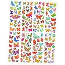 3D Puffy Stickers for Kids, 8 Different Sheets Including Sticker for Butterfly