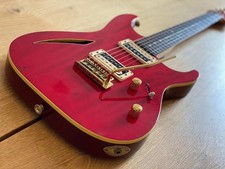 Charvel Japan CDT-80 Semi Hollowbody 1991 Trans Cherry Red RARE model