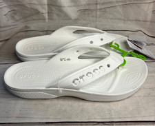Crocs Baya II Flips White 208192-100 Men  s Sandals Size 12