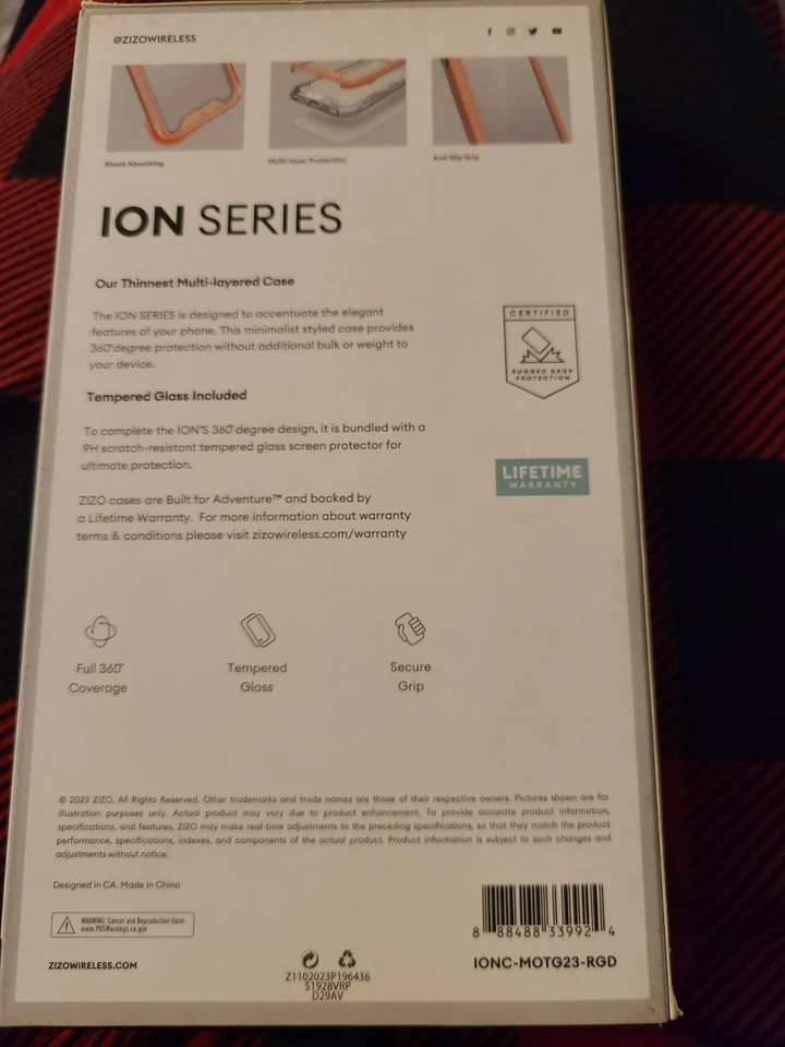 Zizo Ion 系列 Moto G 5G 手机壳 2023 — 第 2/2 张图片