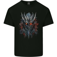 Un Masque De Démon Sauron Maléfique T-Shirt En Coton Léger Pour Hommes