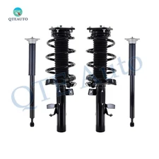 Front Quick Complete Strut-Rear Complete Shock To 2013-2018 Ford C-Max Hybrid