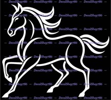 Horse Silhouette - Car/SUV/Truck/Window Vinyl Die-Cut Peel N' Stick Decals