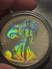 2000 American Silver Eagle 1 oz .999 Silver HOLOGRAM Edition w/ COA & Box