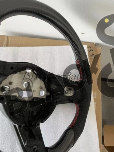 Carbon fiber Steering Wheel Frame Fits Jaguar XE XF F-TYPE F-PACE 2013-2020 Foto 3 de 4