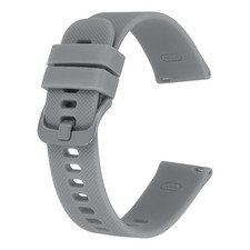 Silicone Watch Band, 20mm Waterproof Smartwatch Bands Replacement, Gray