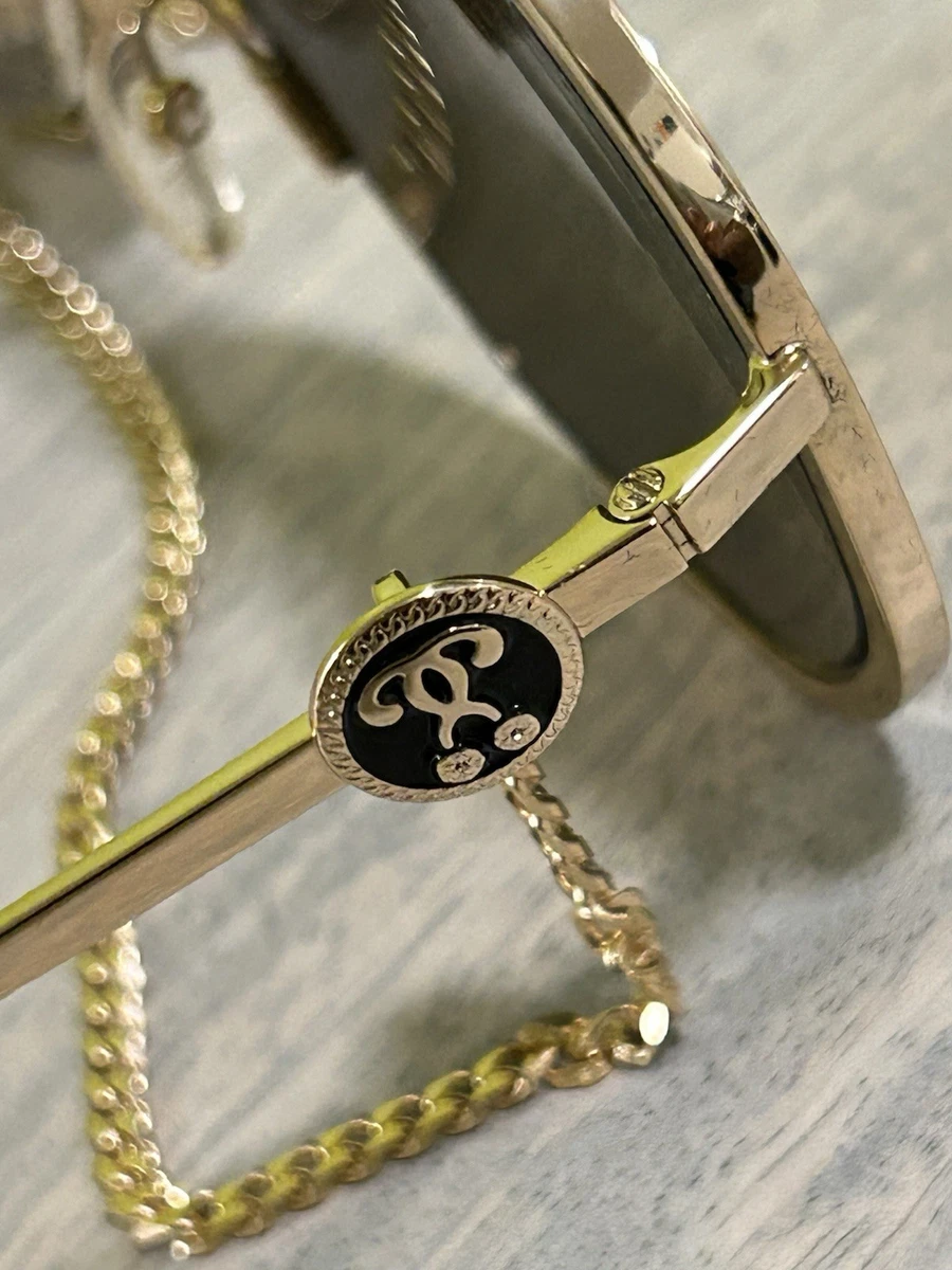 Moschino Gold Sunglasses for Women for sale | eBay display picture 3