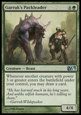 MTG 2x GARRUK's PACKLEADER - GARRUK BRANCO CAP - M13 - MAGIC