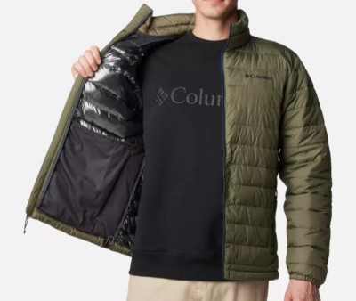 COLUMBIA Men's White Out FS Omni Heat Insulated Thermarator Jacket SZ XL