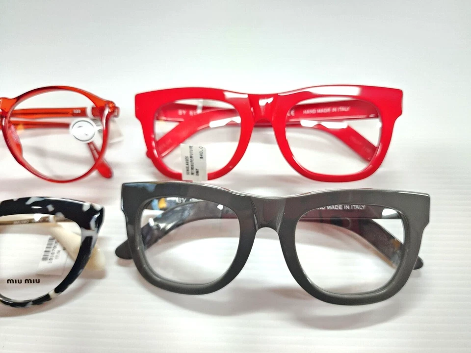 JUEGO DE 4 MARCOS DE GAFAS DE SOL TRANSPARENTE RETROSUPERFUTURE MIU MIU Y OTROS Foto 2 de 4