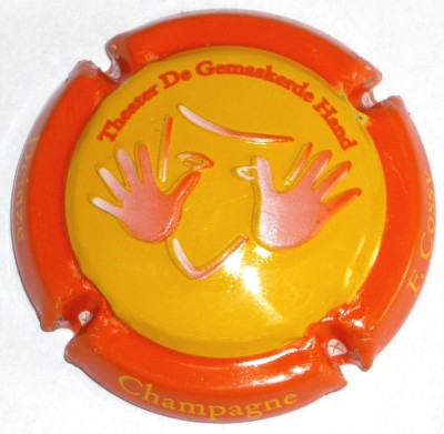 Champagnerkapsel: Neu!!! COSSY , Theater de Maskerde Hand , Nr. 10e