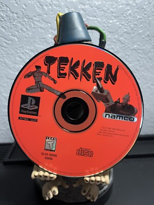 Tekken (Sony PS1 PSX, 1995) Disc Only Tested Working Tekken 1