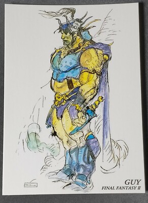 Guy Final Fantasy 2 Art Museum Card 1st Ed #154 Square Japan F/S