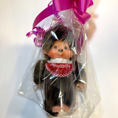 S size Girl Sekiguchi Monchhichi Premium Standard Plush Toy Brown doll JAPAN New