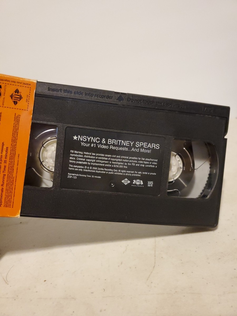 Vintage 2000 (VHS) NSYNC Britney Spears Your #1 Video Requests