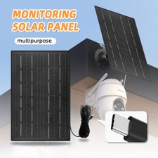 10W 5V Solar Panel for Power CCTV Camera Security Cam Battery Charger Outdoor