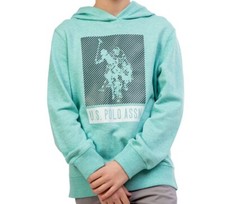 NEW- US Polo Assn-Boys Hoody- Sea Foam Green-Size M 8 