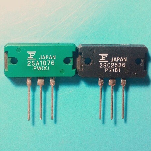 1pair Transistor FUJISTU MT-200 2SA1076/2SC2526 A1076/C2526