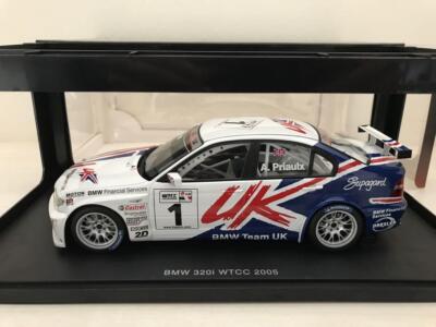 AUTOart 80544 1/18 BMW 320i E46 WTCC 2005 #1 A.Priaulx | eBay