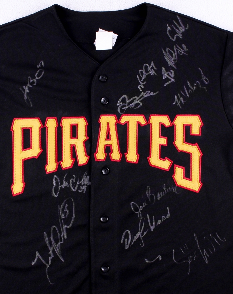 JOSE BAUTISTA SIGNED PIRATES JERSEY + CASTILLO WARD REDMAN GRABOW