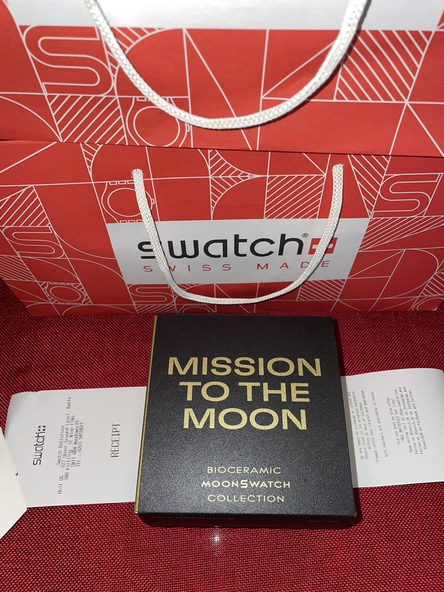 OMEGA X SWATCH MoonSwatch Mission to Moonshine Gold 🌸SO33M102-106