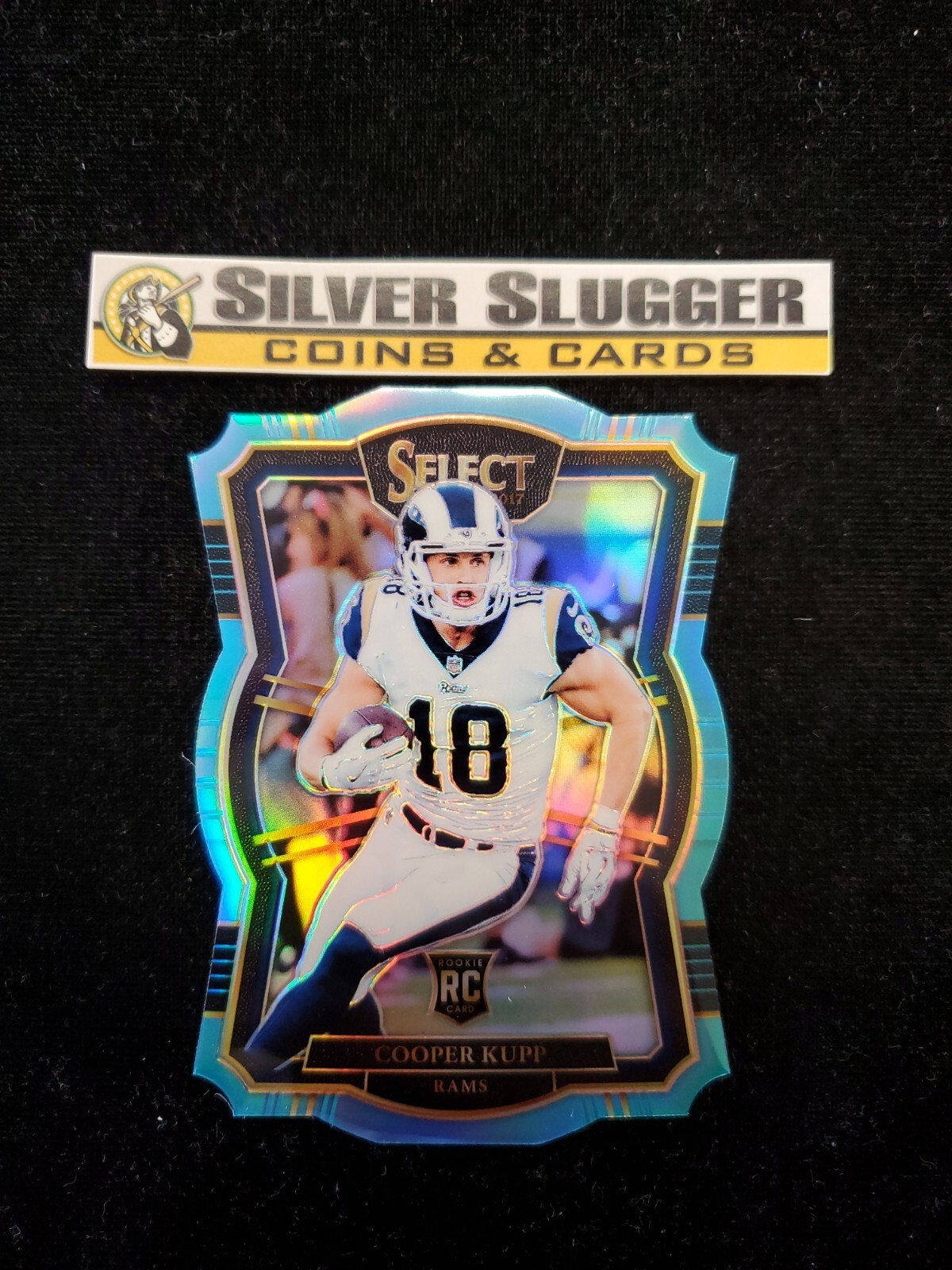 2017 Cooper Kupp Panini Select Premier Level Die Cut Light Blue /99 #170 RC Rams