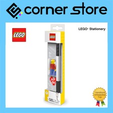 Lego Stationery - Pen - Penne - Set Penna Gel + Minifigure -Scuola Ufficio- Nero