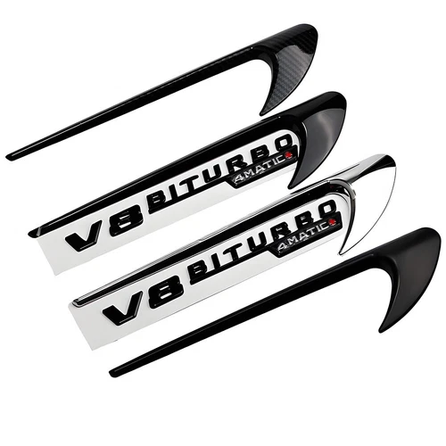 2x Body Side Air Vent Fender Trims Set Fit for Mercedes-Benz CL550 CLS350 CLA200