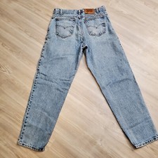 VTG Orange Tab 550 Levis 34x30 Tapered Leg Jeans Made In USA Barrel Style READ