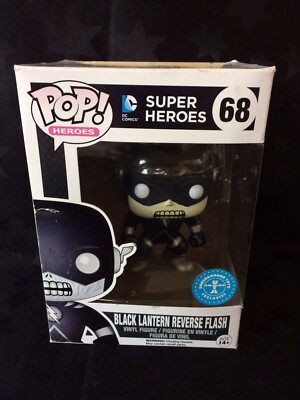 Funko Pop DC Superheroes Black Lantern Reverse Flash #68, Underground Toys Exc
