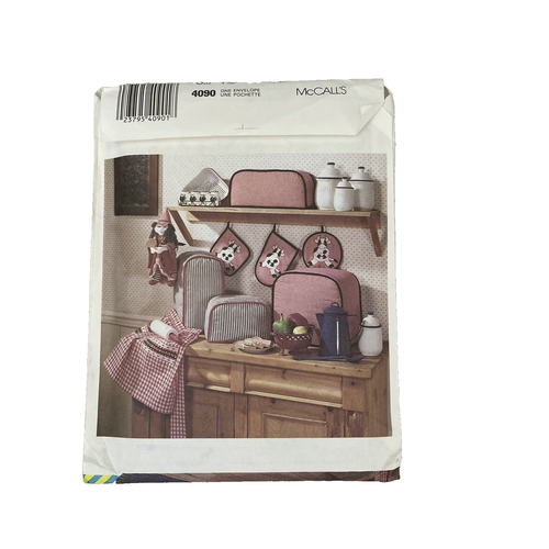 McCall's 4090 Artesanía Patrón de Costura Cocina Esenciales Hogar Centro - Imagen 2 de 2