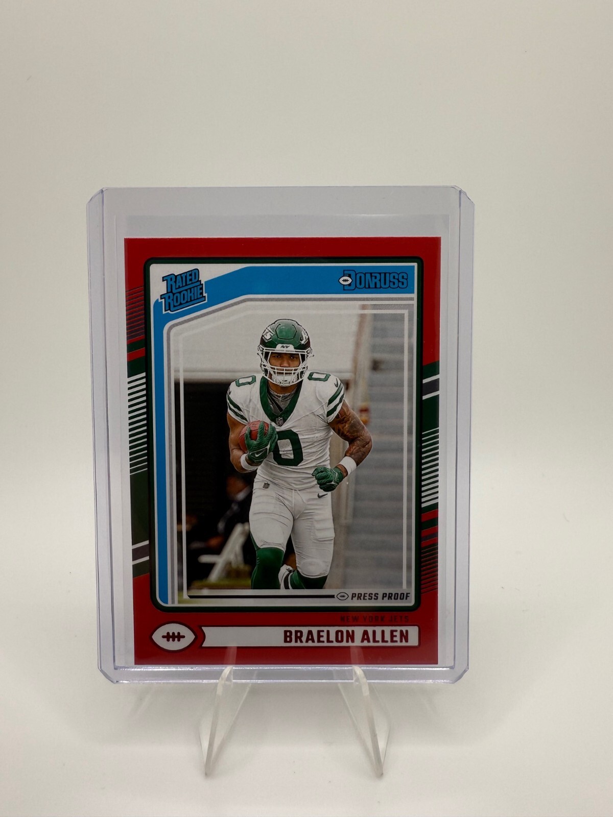 2024 Panini Donruss Braelon Allen Press Proof Red Rated Rookie #306