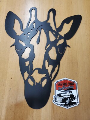 Giraffe Metal Wall Art Plasma Cut Home Decor Gift Idea Calf | eBay