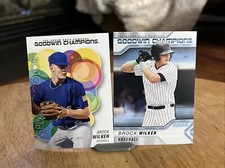 2023 Upper Deck Goodwin Champions - Base AND Splash Of Color Brock Wilken - RC🔥