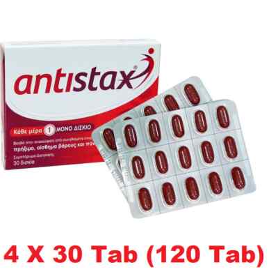 ANTISTAX 4 x 30 tablets ( 120 tablets ).
