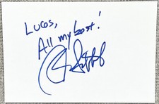 Adam Schiff Signed In Person 4x6 Index Card In Top Loader - Authentic