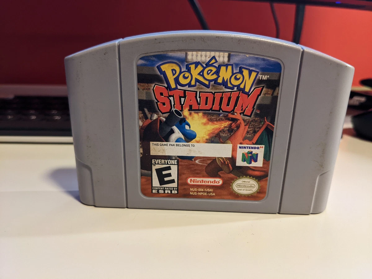Pokemon Stadium game cartridge Nintendo 64