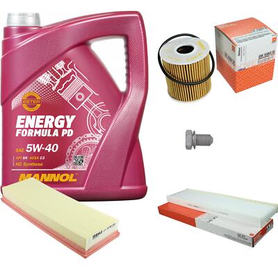 MAHLE Inspektionspaket 5 L MANNOL Formula 5W-40 für MINI Mini Countryman Cooper