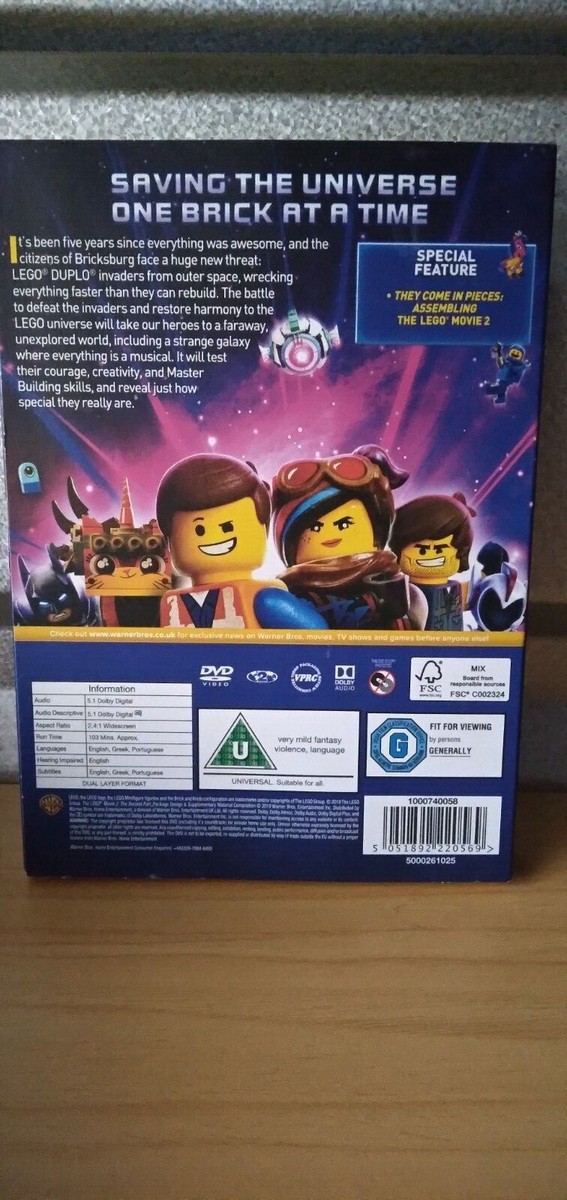 Warner Bros Lego Movie Cinemas THE LEGO MOVIE 2: THE SECOND PART B