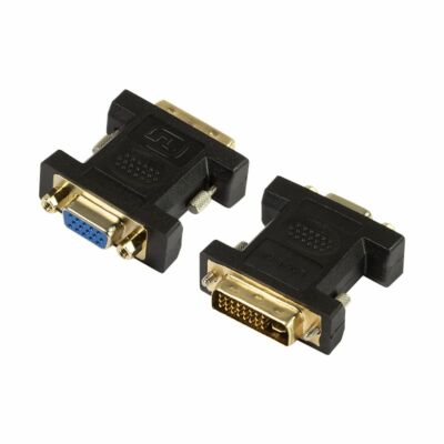 DVI auf VGA Adapter 24+5 DVI-I Stecker Monitor TFT Beamer Computer PC Adapter