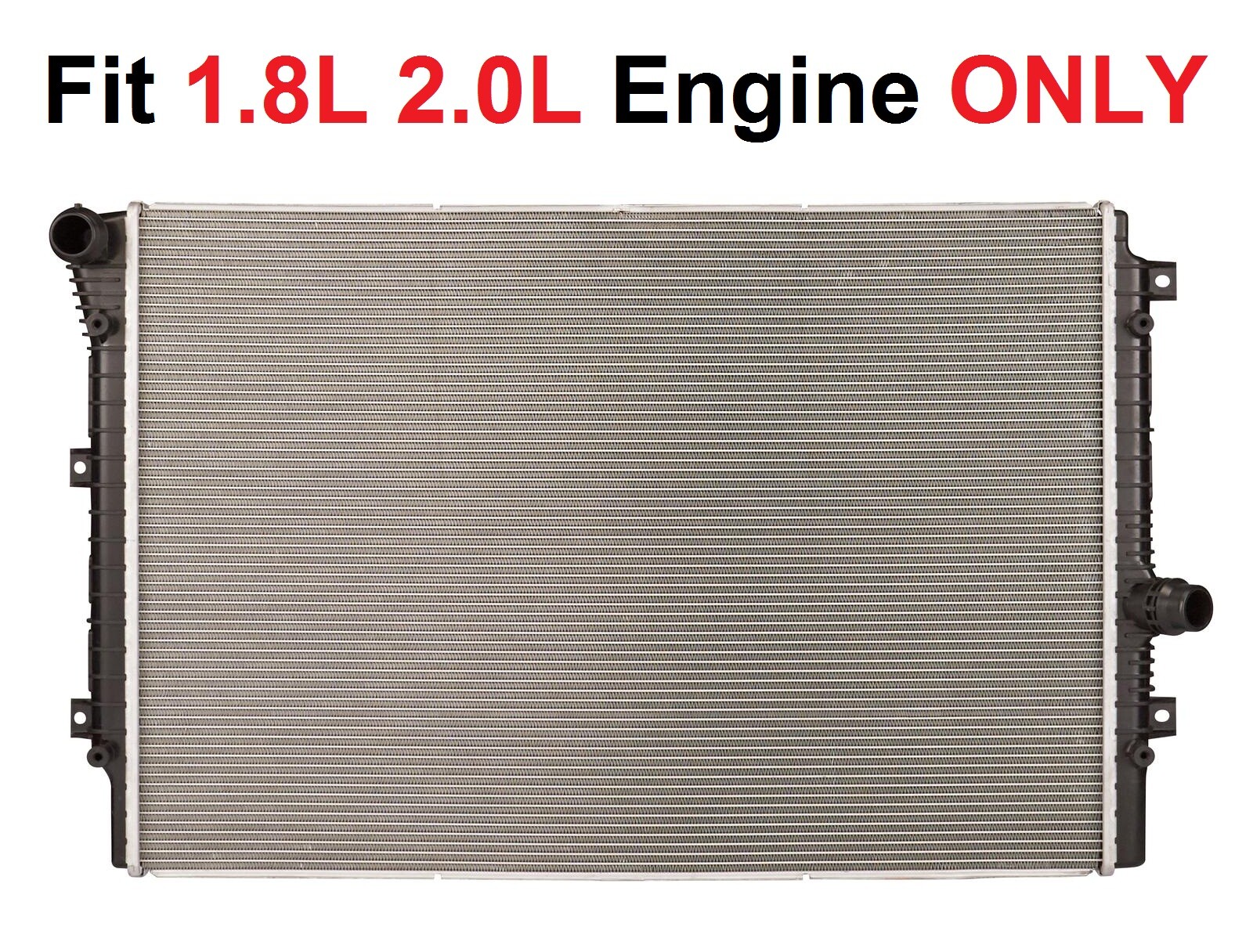 Vw Bug Radiator RADIATOR 13423 Fits 2014-2019 VOLKSWAGEN BEETLE PASSAT 4CYL 1.8L 2.0L ...